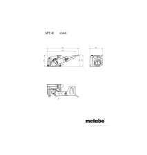 BRUZDOWNICA MFE 40 + 2 TARCZE 125MM (628559000) - ME 604040500