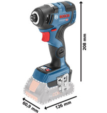 KLUCZ UDAROWY AKUMULATOROWY GDR 18V-200 C 0*AH - B 6019G4104