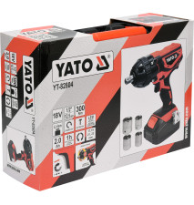 KLUCZ UDAROWY 18V 1/2'' 300NM 2.0AH - YT-82804