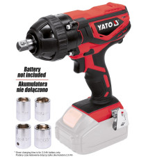 KLUCZ UDAROWY 18V 1/2'' 300NM, BEZ AKUMULATORA - YT-82805