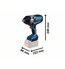 KLUCZ UDAROWY AKUMULATOROWY 1/2' GDS 18V-1000 0*AH - B 6019J8300