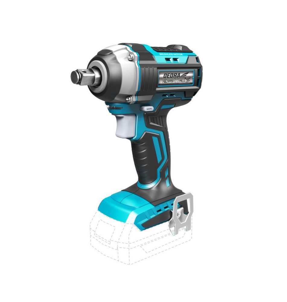 KLUCZ UDAROWY AKU. BEZSZCZOTKOWY 1/2'' 18V SAS+ - DED7146