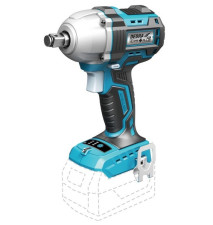 KLUCZ UDAROWY AKUMULATOROWY 1/2'' 18V 450NM 0*AH SAS+ - DED7147