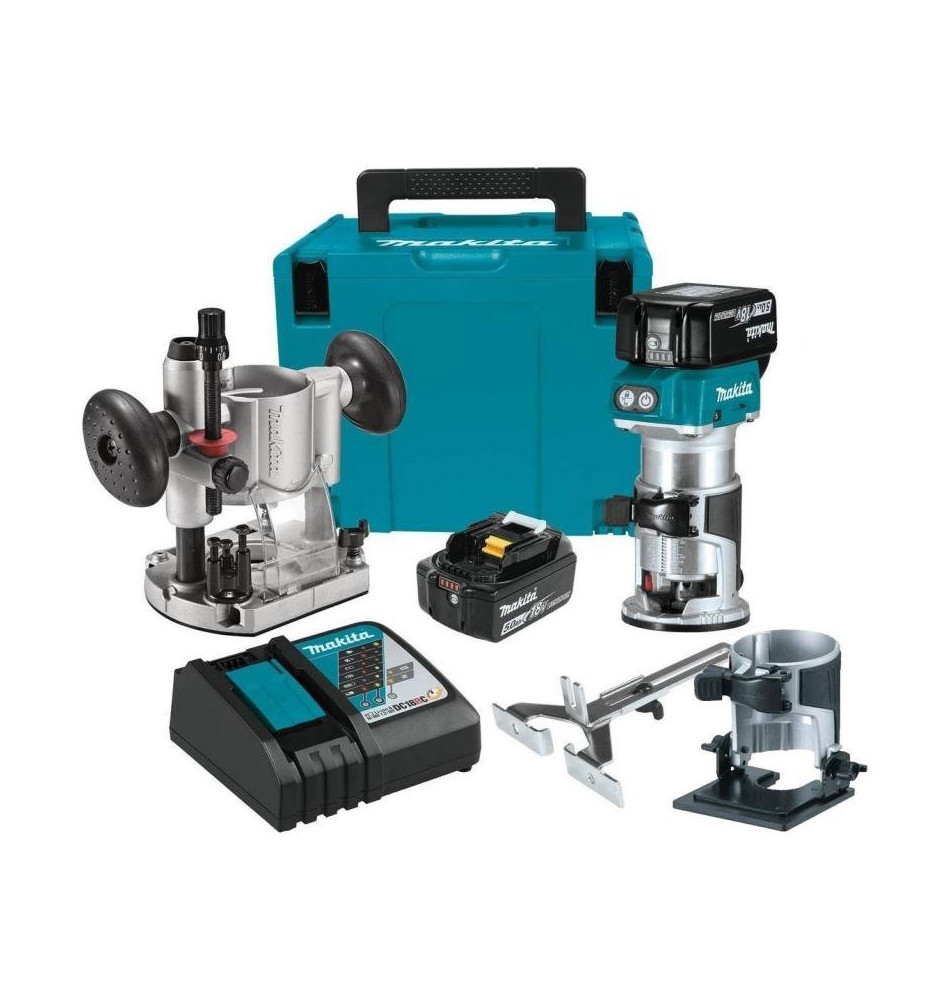 AKUMULATOROWA FREZARKO-WYCINARKA BLDC 18 V 2*5.0AH - M DRT50RTJX2